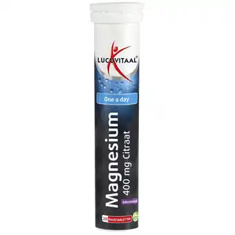 Kruidvat Lucovitaal Magnesium 400mg Citraat Bruistabletten aanbieding