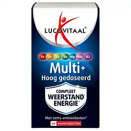Kruidvat Lucovitaal Multi+ Weerstand Kauwtabletten aanbieding