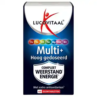Kruidvat Lucovitaal Multi+ Weerstand Kauwtabletten aanbieding