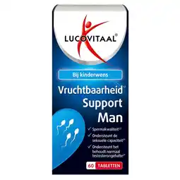 Kruidvat Lucovitaal Vruchtbaarheid Support Man Tabletten aanbieding