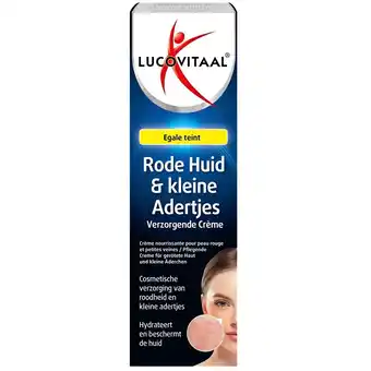 Kruidvat Lucovitaal Rode Huid & Kleine Adertjes Verzorgende Crème aanbieding