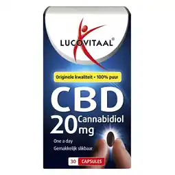Kruidvat Lucovitaal CBD 20mg 100% Puur Capsules aanbieding