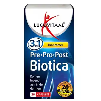 Kruidvat Lucovitaal Pre-Pro-Post Biotica Capsules aanbieding