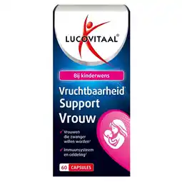 Kruidvat Lucovitaal Vruchtbaarheid Support Vrouw Capsules aanbieding