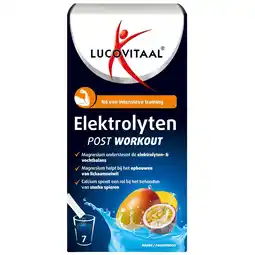 Kruidvat Lucovitaal Elektrolyten Post Workout Sachets aanbieding