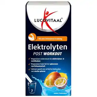 Kruidvat Lucovitaal Elektrolyten Post Workout Sachets aanbieding
