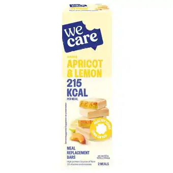 Kruidvat WeCare Apricot & Lemon Meal Replacement Bars aanbieding