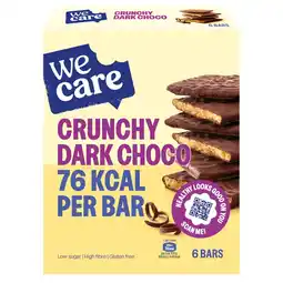 Kruidvat WeCare Crunchy Dark Choco Bars aanbieding