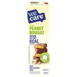 Kruidvat WeCare Peanut Nougat Meal Replacement Bars aanbieding