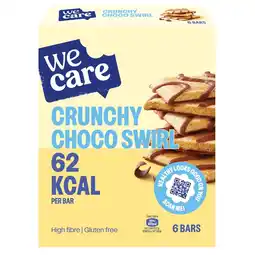 Kruidvat WeCare Crunchy Choco Swirl Bars aanbieding