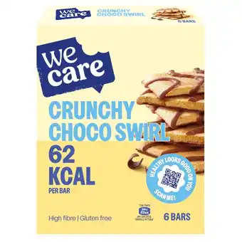 Kruidvat WeCare Crunchy Choco Swirl Bars aanbieding