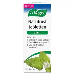 Kruidvat A.Vogel 3-in-1 Nachtrust Tabletten aanbieding
