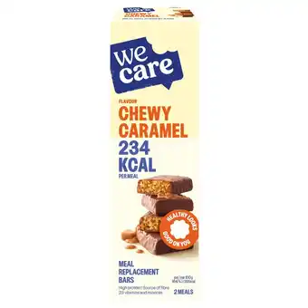 Kruidvat WeCare Chewy Caramel Meal Replacement Bars aanbieding