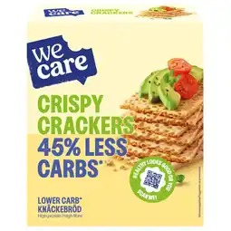 Kruidvat WeCare Lower Carb Crispy Crackers aanbieding