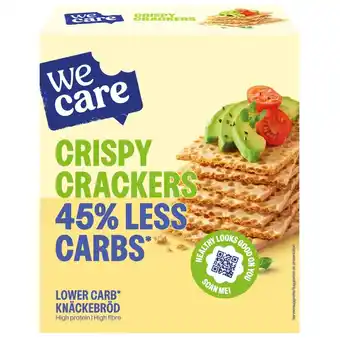 Kruidvat WeCare Lower Carb Crispy Crackers aanbieding