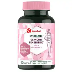 Kruidvat Kruidvat Overgang Gewichtsbeheersing Tabletten aanbieding