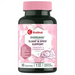 Kruidvat Kruidvat Overgang Slaap & Spier Support Tabletten aanbieding