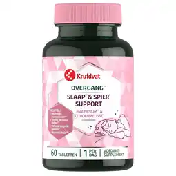 Kruidvat Kruidvat Overgang Slaap & Spier Support Tabletten aanbieding