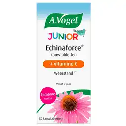 Kruidvat A.Vogel Echinaforce Junior + Vitamine C Kauwtabletten aanbieding