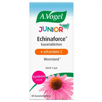 Kruidvat A.Vogel Echinaforce Junior + Vitamine C Kauwtabletten aanbieding