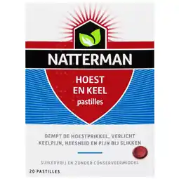 Kruidvat Natterman Hoest en Keel Pastilles aanbieding