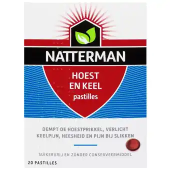 Kruidvat Natterman Hoest en Keel Pastilles aanbieding