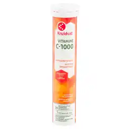 Kruidvat Kruidvat Vitamine C 1000 mg Bruistabletten aanbieding