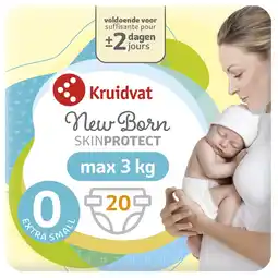 Kruidvat Kruidvat NewBorn Extra Small Maat 0 Luiers Smallpack aanbieding