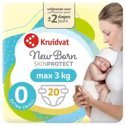 Kruidvat Kruidvat NewBorn Extra Small Maat 0 Luiers Smallpack aanbieding