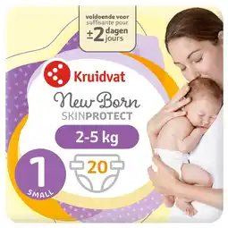 Kruidvat Kruidvat NewBorn Small Maat 1 Luiers Smallpack aanbieding