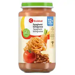 Kruidvat Kruidvat 12+M Bio Spaghetti Bolognese Maaltijd aanbieding