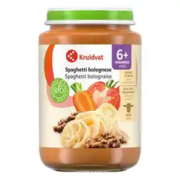 Kruidvat Kruidvat 6+M Bio Spaghetti Bolognese Maaltijd aanbieding