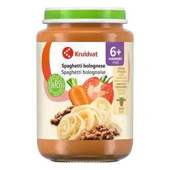 Kruidvat Kruidvat 6+M Bio Spaghetti Bolognese Maaltijd aanbieding