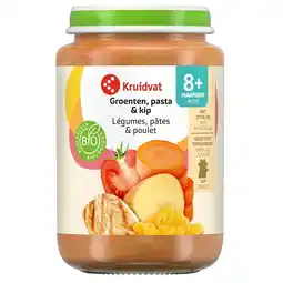 Kruidvat Kruidvat 8+M Bio Groenten, Pasta & Kip Maaltijd aanbieding