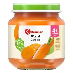 Kruidvat Kruidvat 4+M Bio Wortel Groentehapje aanbieding
