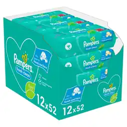 Kruidvat Pampers Fresh Clean Billendoekjes aanbieding