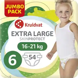 Kruidvat Kruidvat Extra Large Maat 6 Luiers Jumbopack aanbieding