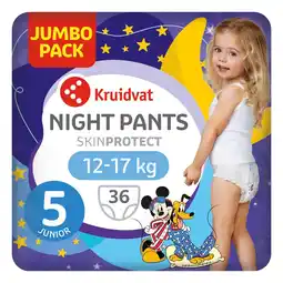 Kruidvat Kruidvat Night Pants Junior 5 Luiers Jumbopack aanbieding