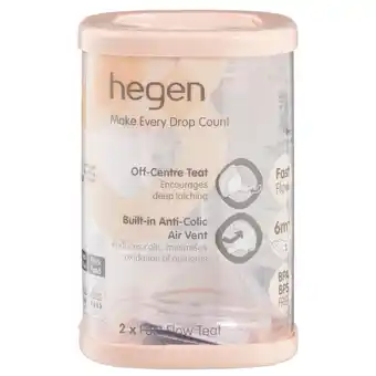 Kruidvat Hegen Fast Flow 6+M Maat 3 Speen aanbieding