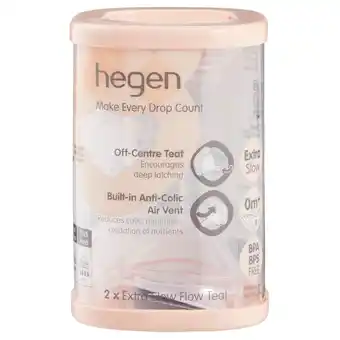Kruidvat Hegen Extra Slow Flow 0+M Maat 0 Speen aanbieding