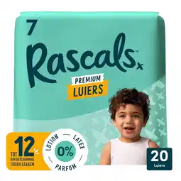 Kruidvat Rascals Maat 7 Premium Luiers aanbieding