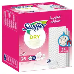 Kruidvat Swiffer Dry Stofvangende Vloerdoekjes aanbieding