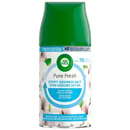 Kruidvat Air Wick Pure Freshmatic Max Zachtheid van Katoen Luchtverfrisser Navulling aanbieding