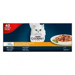 Kruidvat Gourmet Perle Mini Filets in Saus Kattenvoer aanbieding