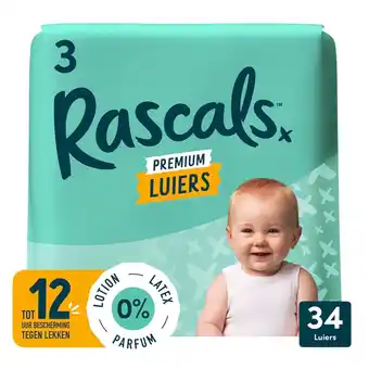Kruidvat Rascal + Friends Maat 3 Premium Luiers aanbieding