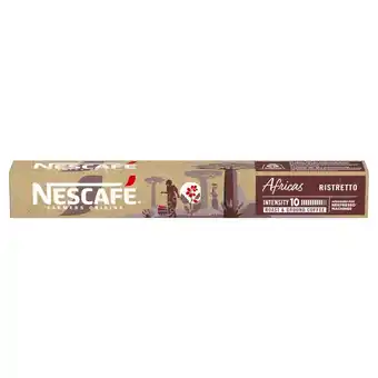 Kruidvat Nescafé Farmers Origin Ristretto Africas Koffiecapsules aanbieding