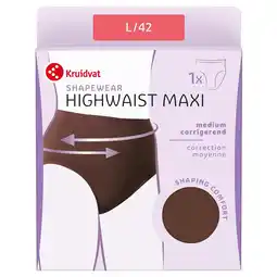 Kruidvat Kruidvat Highwaist Maxi Shapewear Damesslip aanbieding