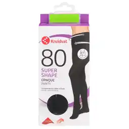 Kruidvat Kruidvat Super Shape Opaque 80 Den Panty aanbieding