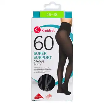Kruidvat Kruidvat Super Support Opaque 60 Den Panty aanbieding