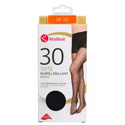 Kruidvat Kruidvat Dots Glans 30 Den Gestippelde Panty aanbieding